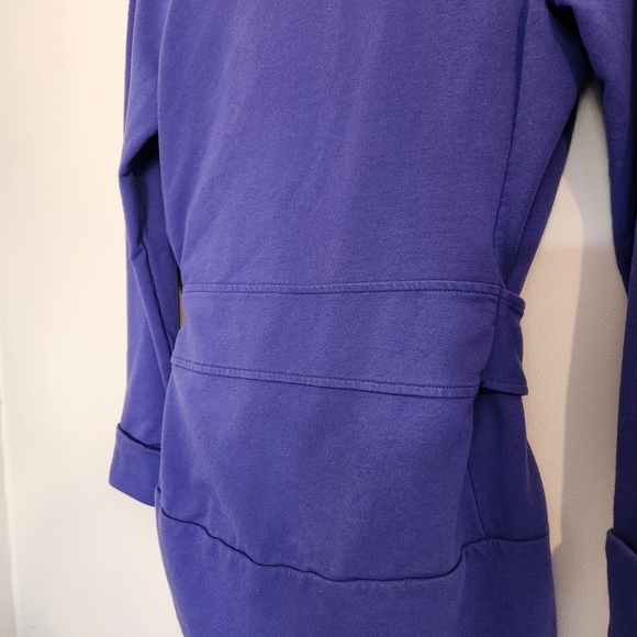 North Face Tadasana‎ Jersey Yoga Faux Wrap Cardigan - Purple Small - Picture 7 of 12